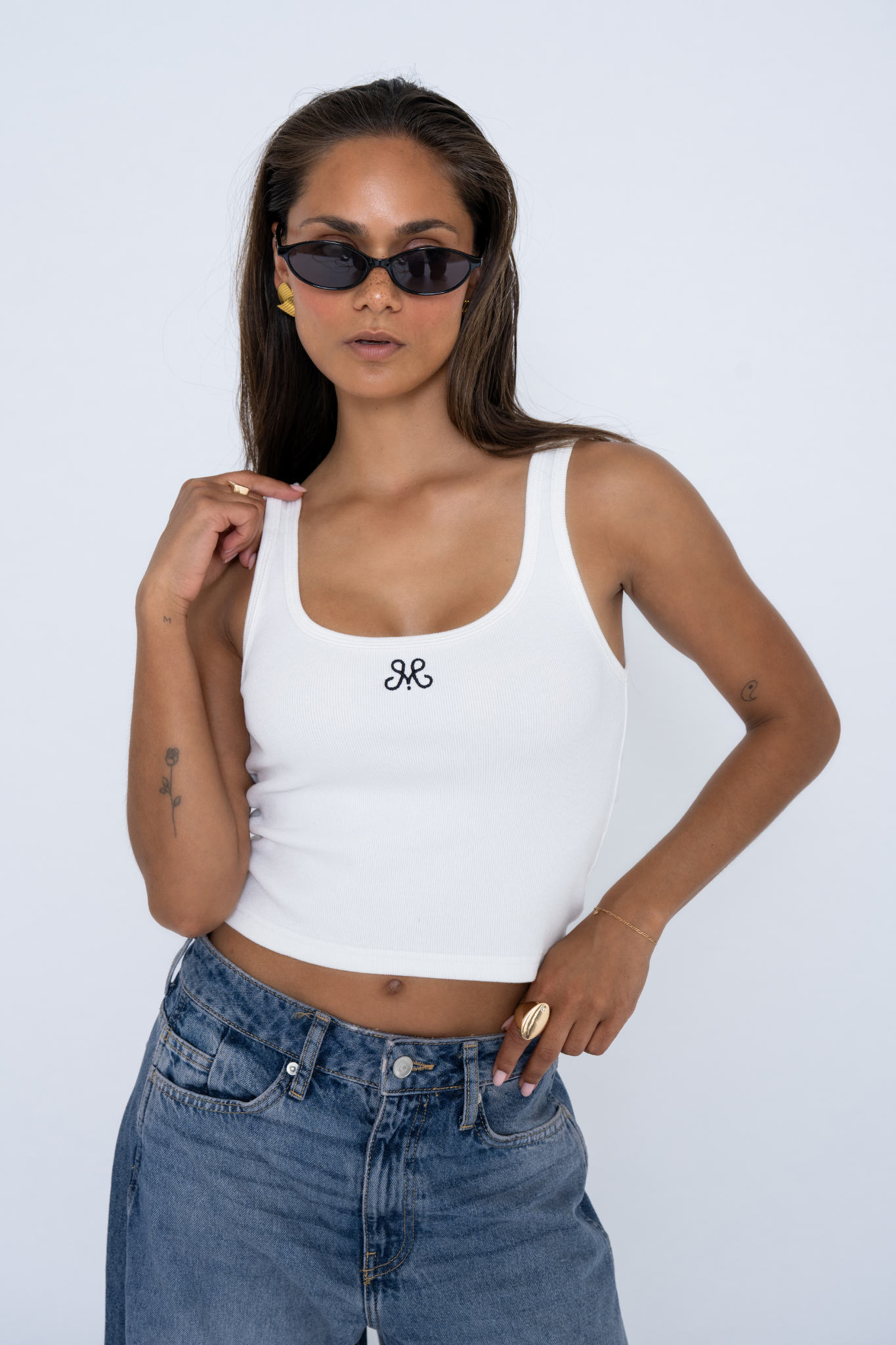RIB TOP WHITE