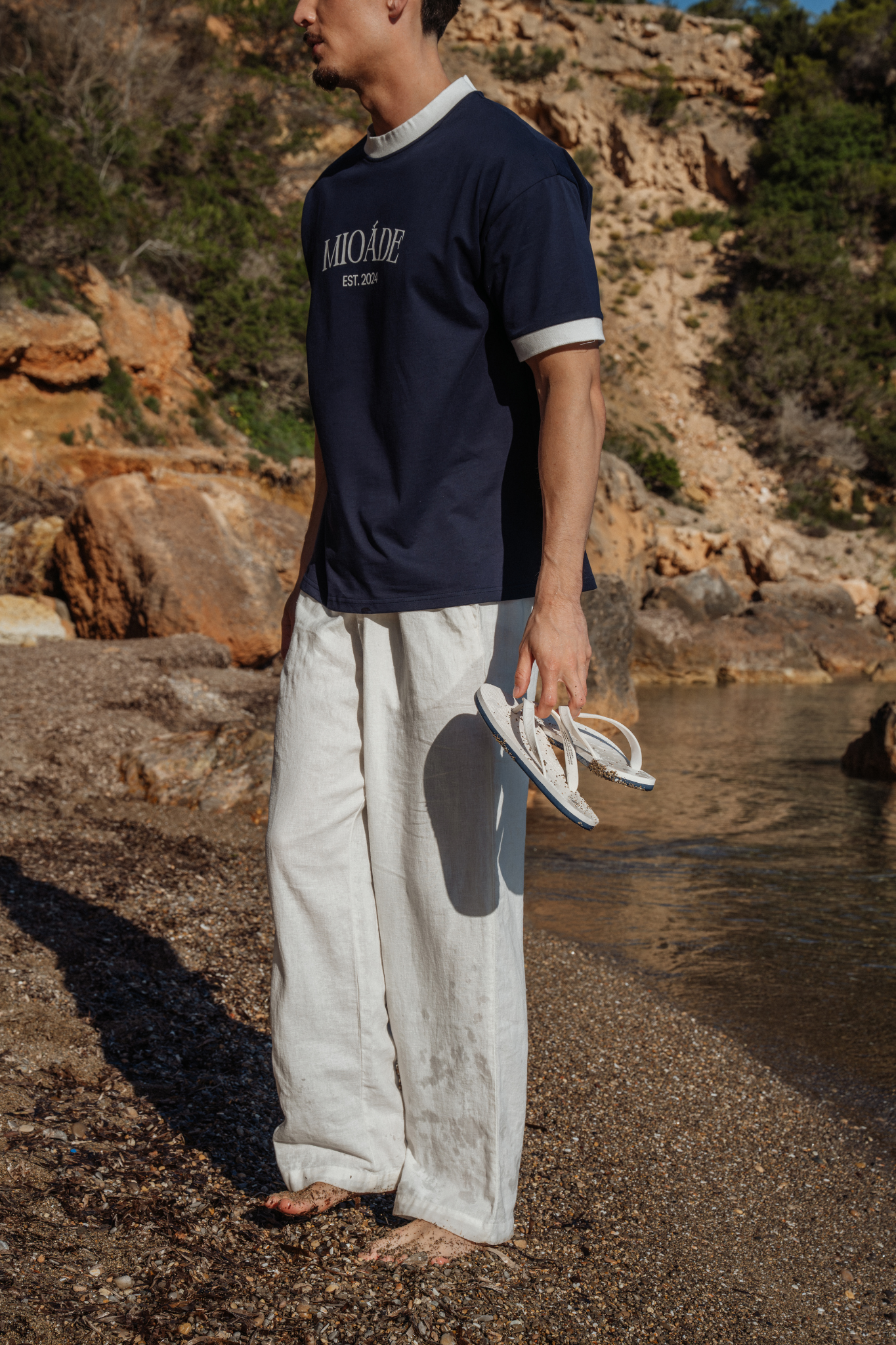 RINGER T-SHIRT NAVY