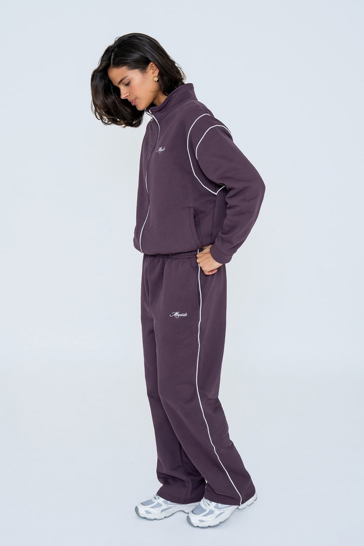 SCRIPT TRACKSUIT PLUM