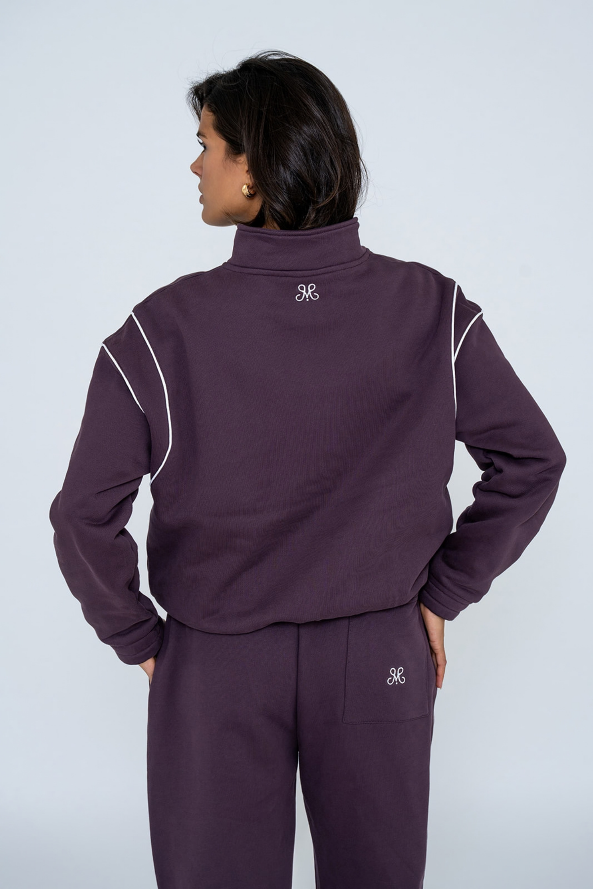 SCRIPT TRACKSUIT PLUM