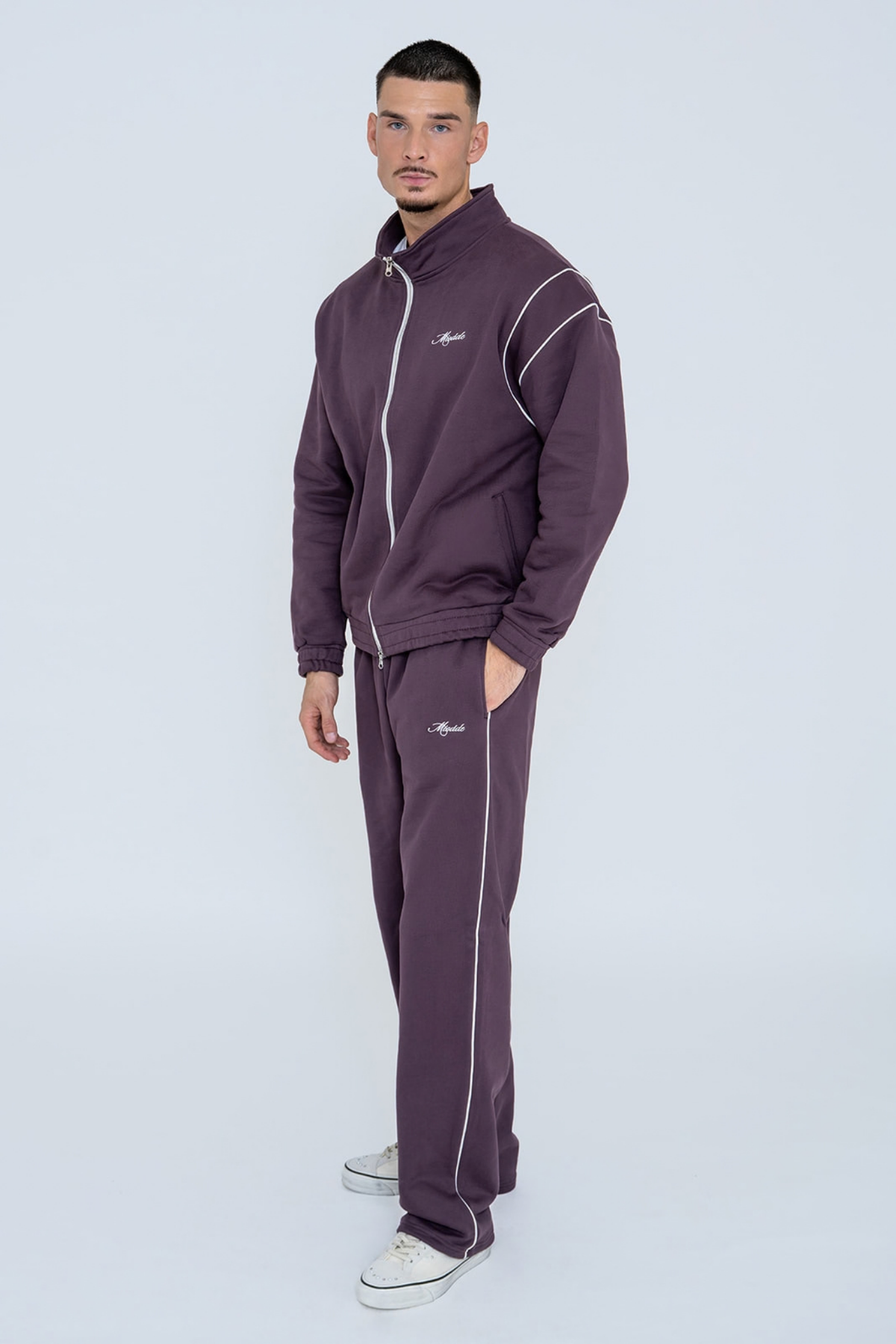 SCRIPT TRACKSUIT PLUM