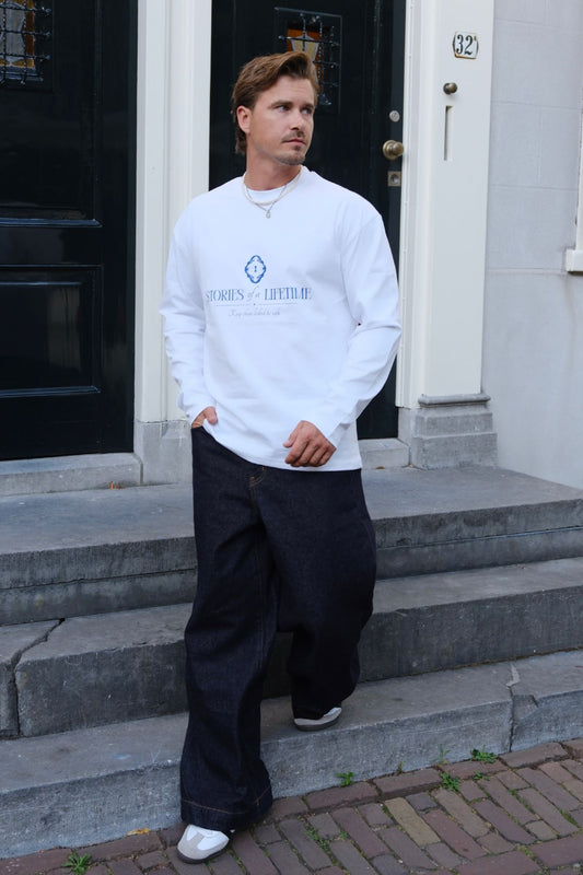 STORIES LONGSLEEVE WHITE