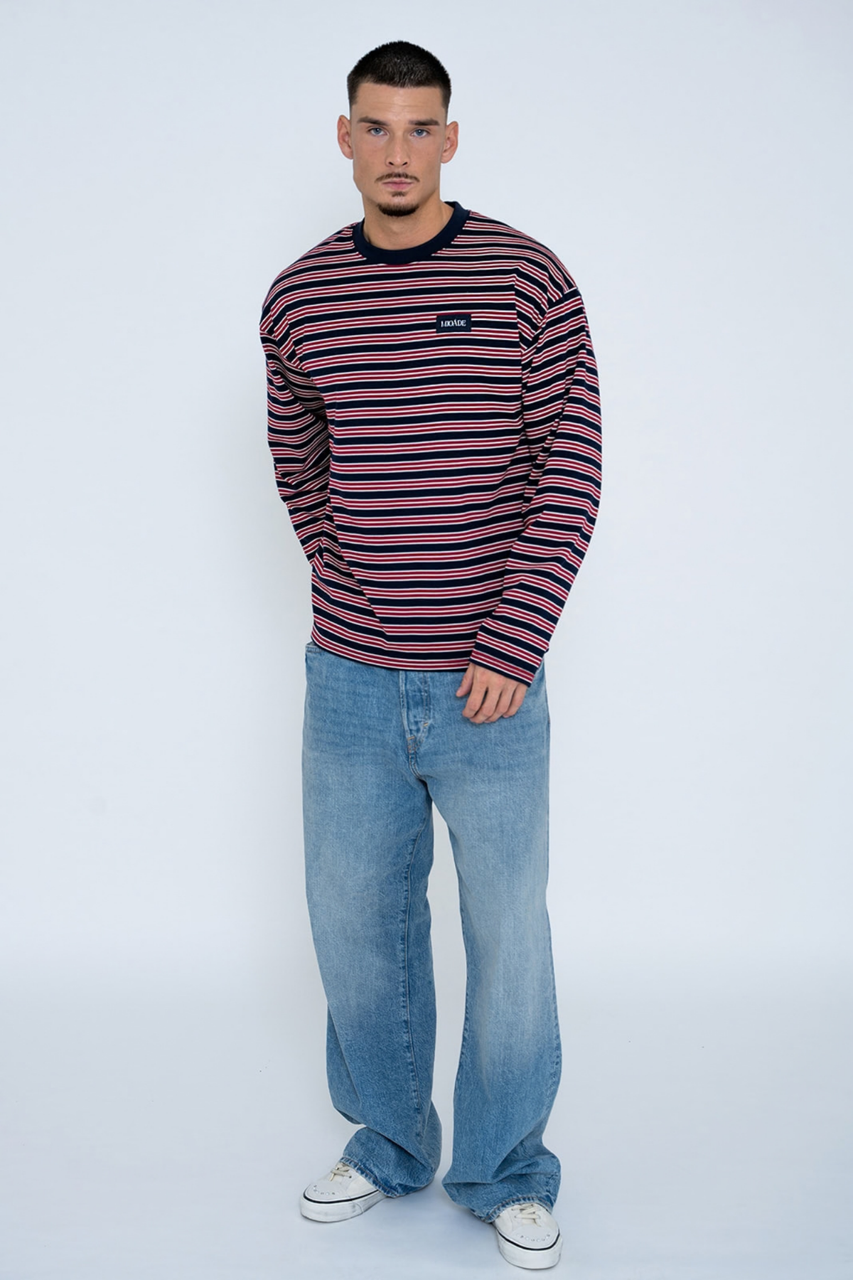 STRIPED LONGSLEEVE BORDEAUX