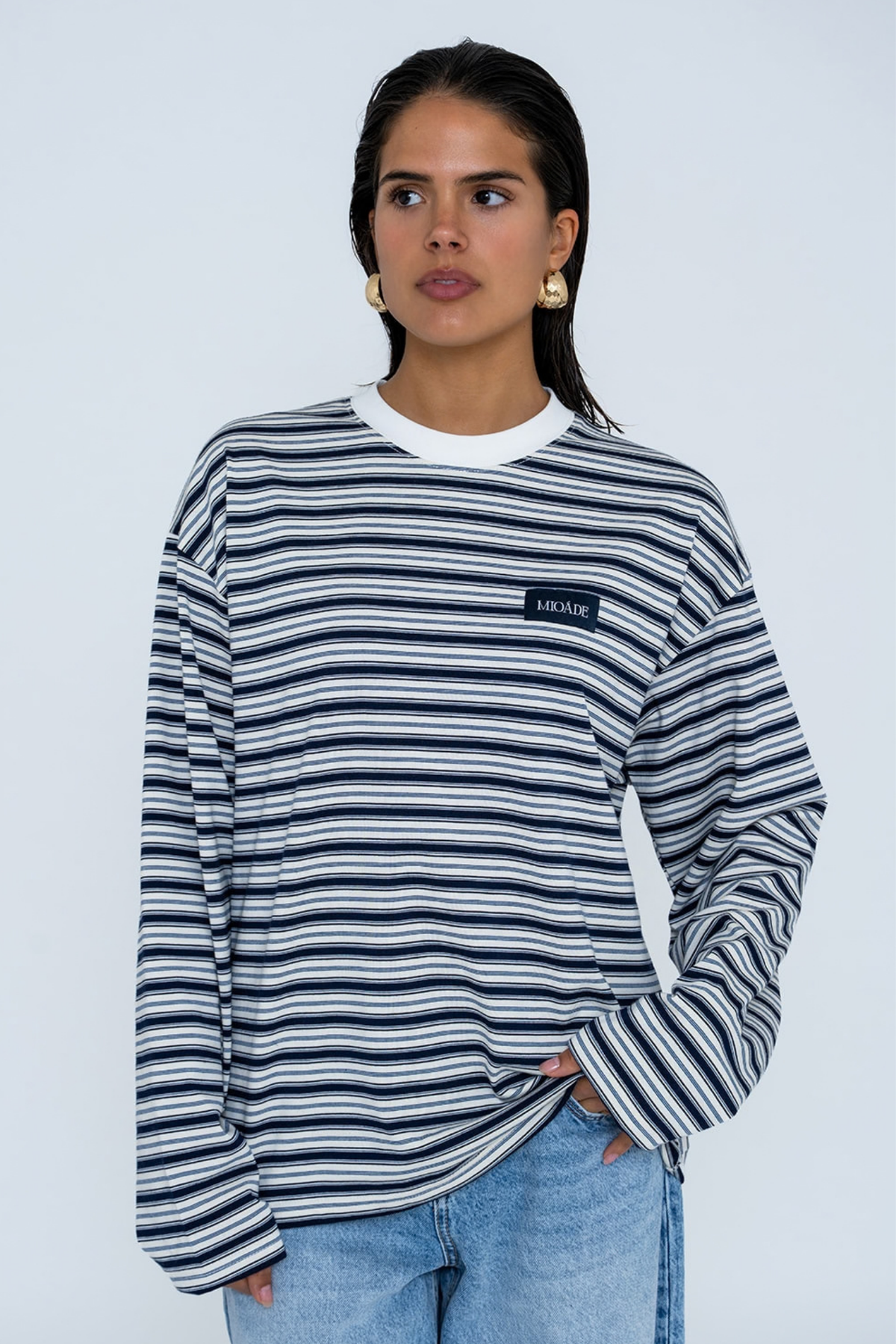 STRIPED LONGSLEEVE WHITE