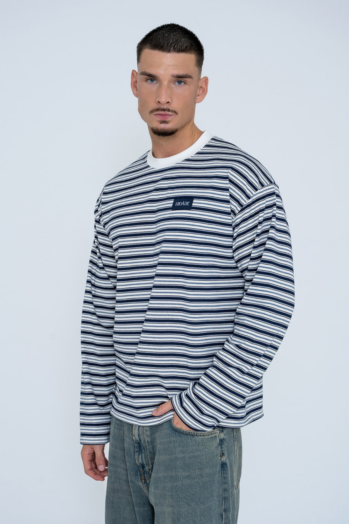 STRIPED LONGSLEEVE WHITE