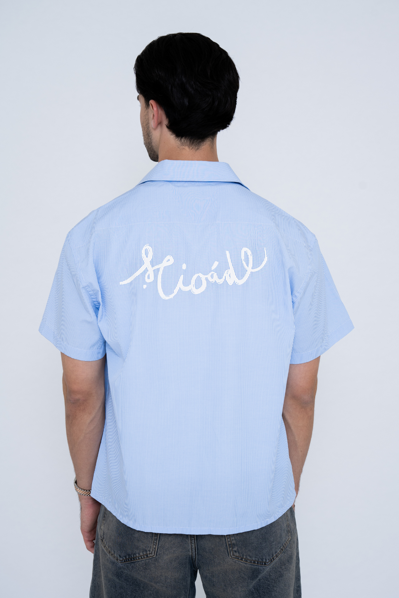 STRIPED SHIRT BLUE