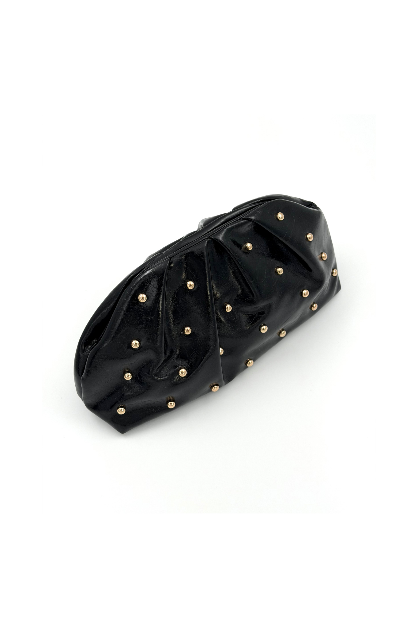 STUDDED CLUTCH BLACK