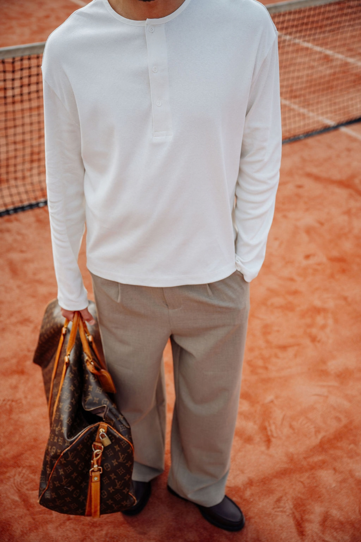 TAILORED PANTALON TAUPE