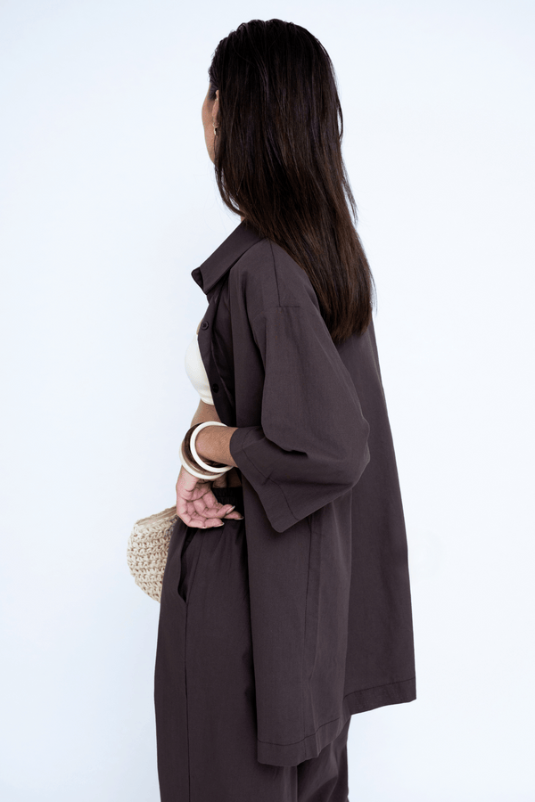 THE FLOWY SET BROWN
