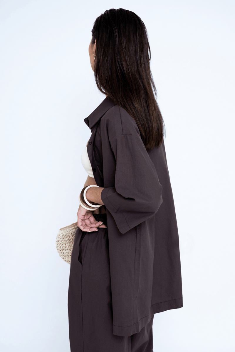 THE FLOWY SET BROWN