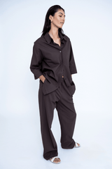 THE FLOWY SET BROWN