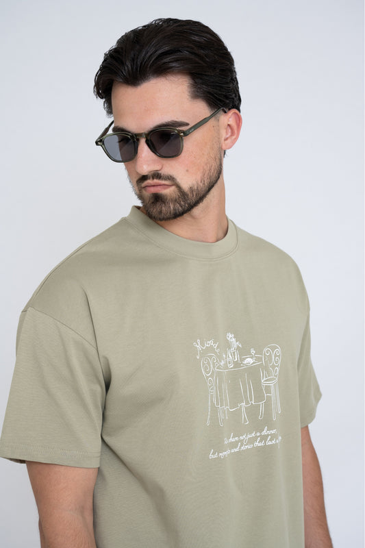 TRANSPARENT SUNGLASSES OLIVE GREEN