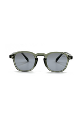 TRANSPARENT SUNGLASSES OLIVE GREEN
