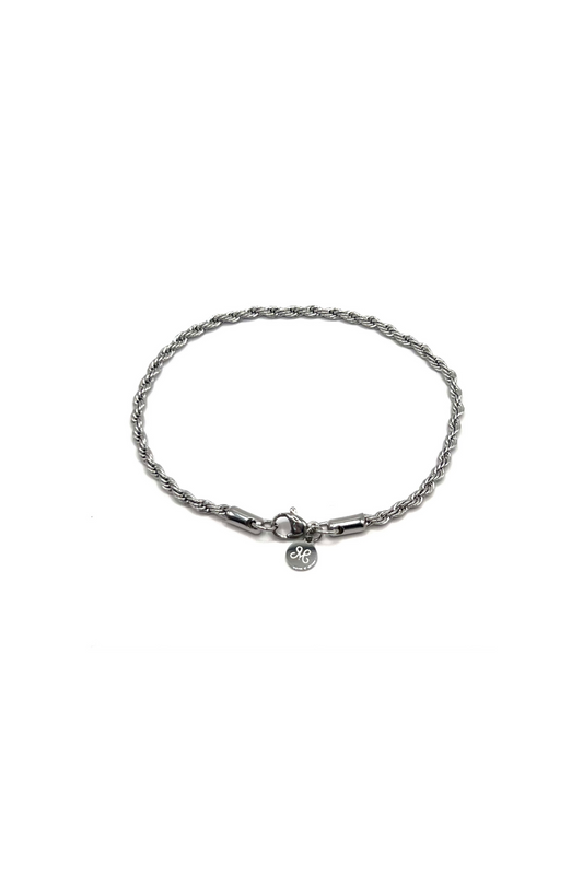 TWISTED BANGLE SILVER