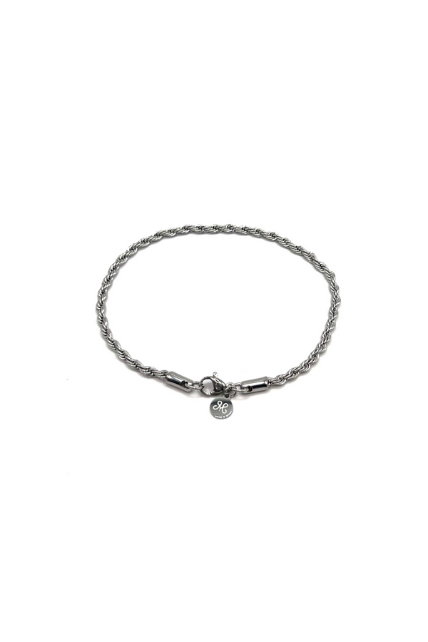 TWISTED BANGLE SILVER