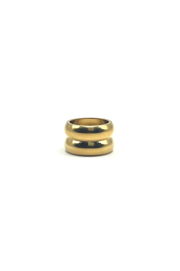 TWO-BAND RING GOLD