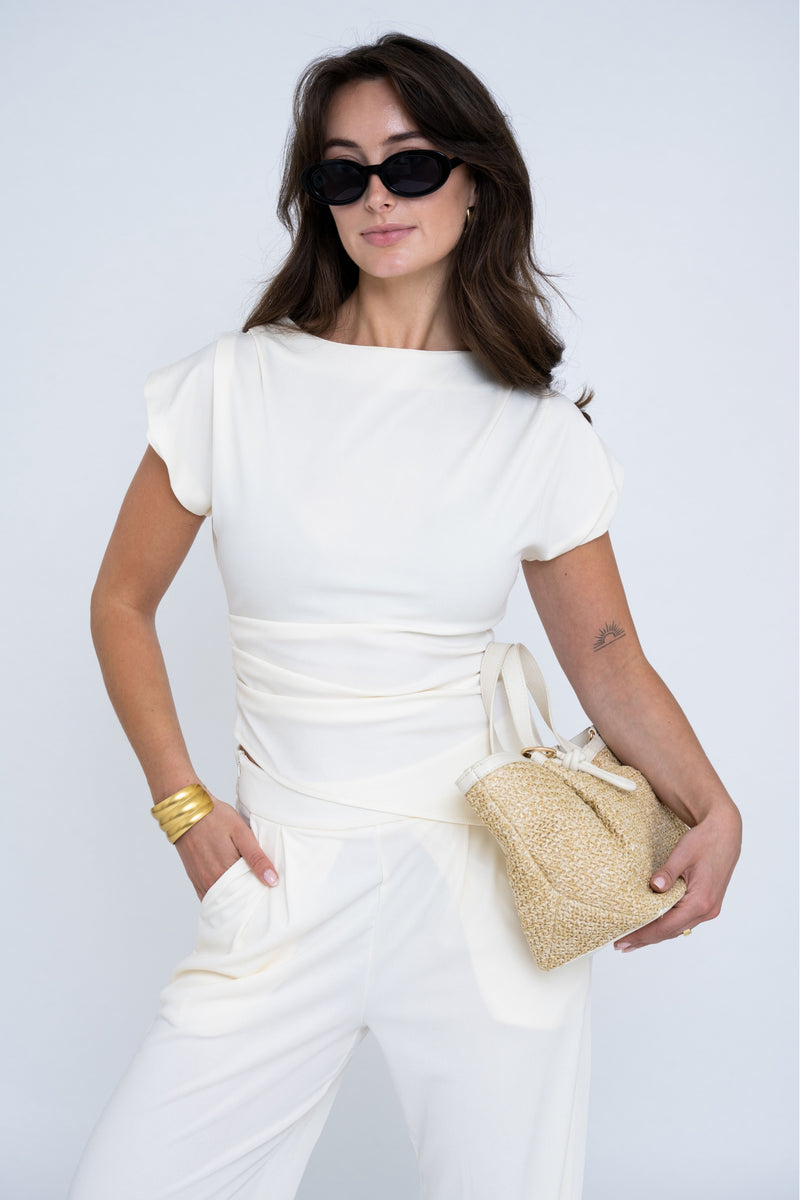 TWO-PIECE SET OFF WHITE