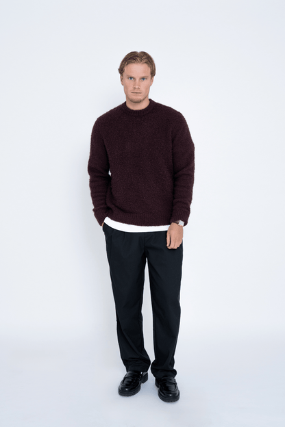 WIDE-LEG TROUSERS BLACK